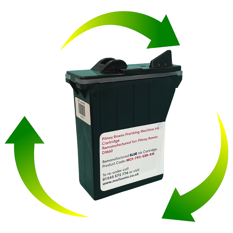 Pitney Bowes DM60 Blue Ink Refill & Reset Service Pitney Bowes DM60 Blue Ink Refill & Reset Service