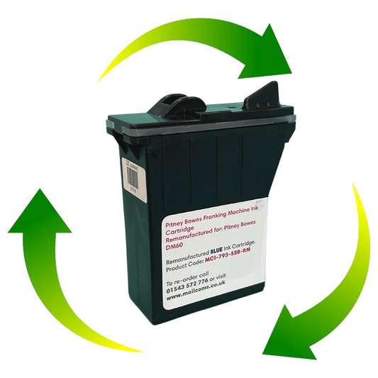 Pitney Bowes DM60 Blue Ink Refill & Reset Service Pitney Bowes DM60 Blue Ink Refill & Reset Service