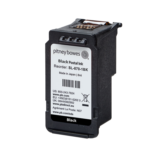 Pitney Bowes SendPro Mailstation Original Ink Cartridge - SL-870-1BK Pitney Bowes SendPro Mailstation Original Ink Cartridge - SL-870-1BK