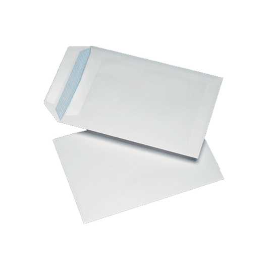 250 White C4 Non Windowed Self Seal Envelopes (324mm x 229mm) 250 White C4 Non Windowed Self Seal Envelopes (324mm x 229mm)