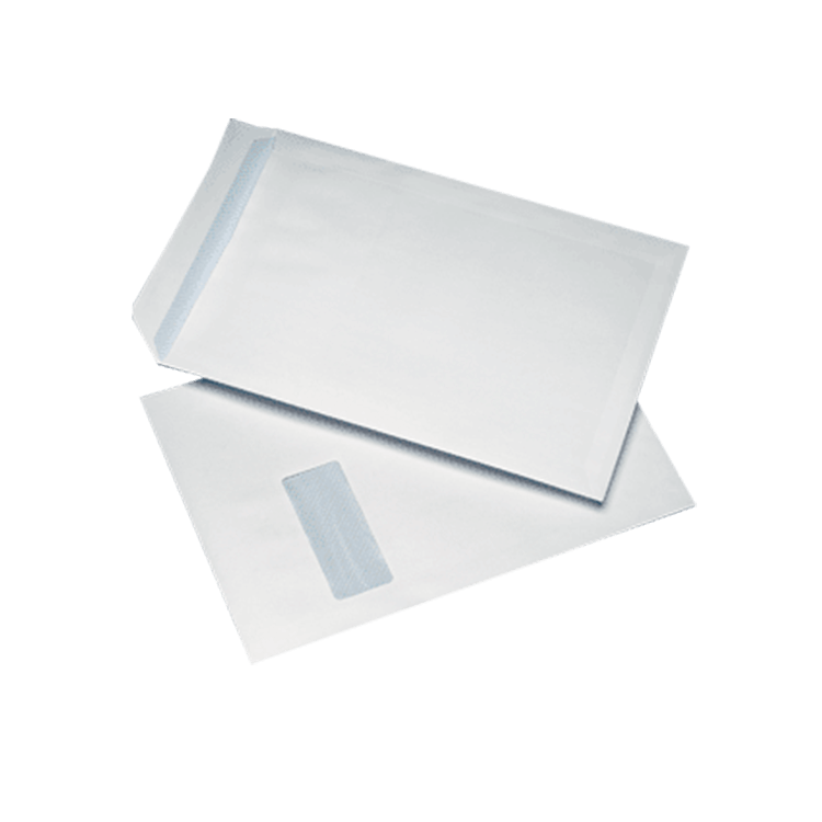 250 White C4 Windowed Self Seal Envelopes (324mm x 229mm) 250 White C4 Windowed Self Seal Envelopes (324mm x 229mm)