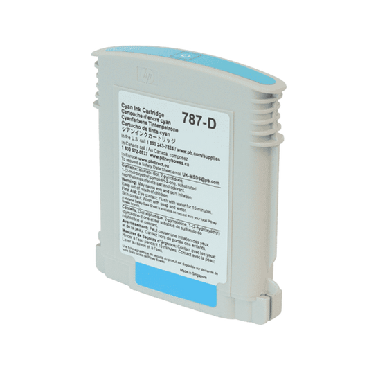 Pitney Bowes SendPro P1000 / P2000 / P3000 Original Cyan Standard Ink Cartridge - 787-D Pitney Bowes SendPro P1000 / P2000 / P3000 Original Cyan Standard Ink Cartridge - 787-D