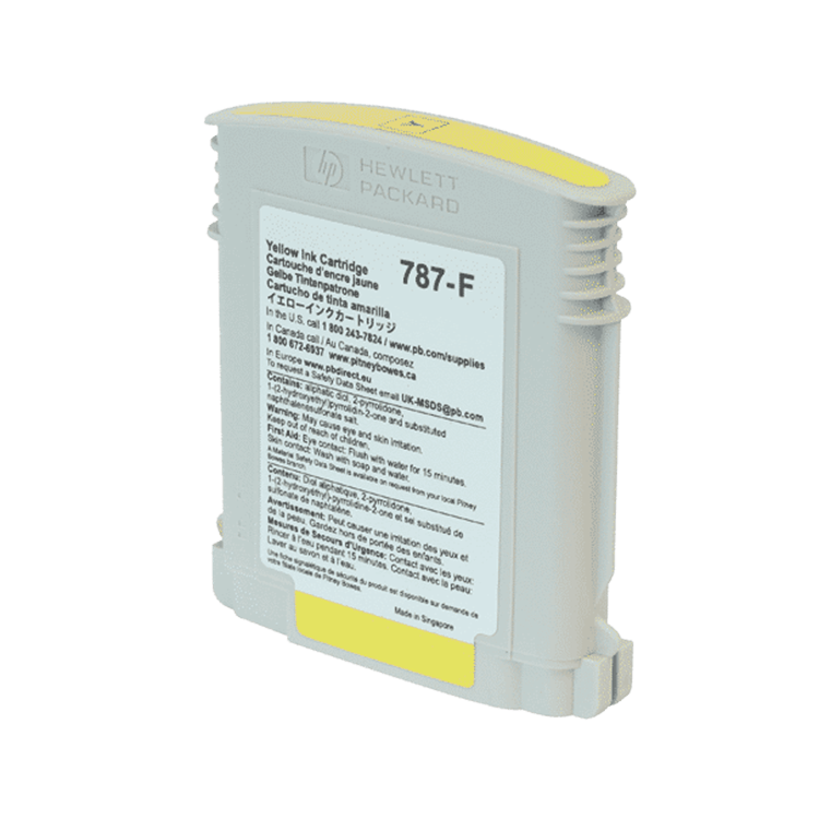 Pitney Bowes Connect+ 1000 / 2000 / 3000 Original Yellow Standard Ink Cartridge - 787-F