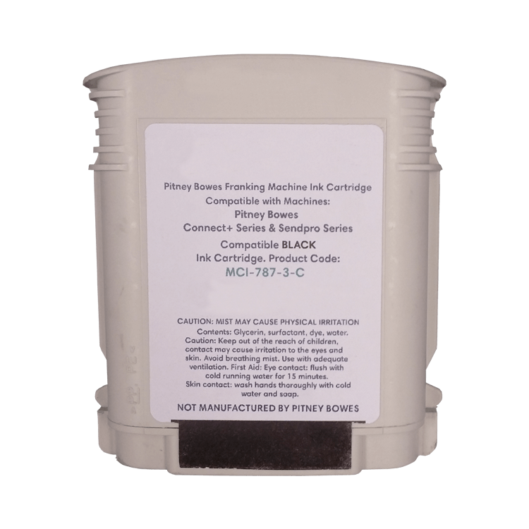Pitney Bowes Connect+ 500W / 1000 / 2000 / 3000 Compatible Black Standard Ink Cartridge - Replacement Pitney Bowes 787-3