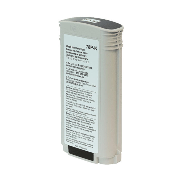 Pitney Bowes Connect+ 500W / 1000 / 2000 / 3000 Original Black High Capacity Ink Cartridge - 78P-K