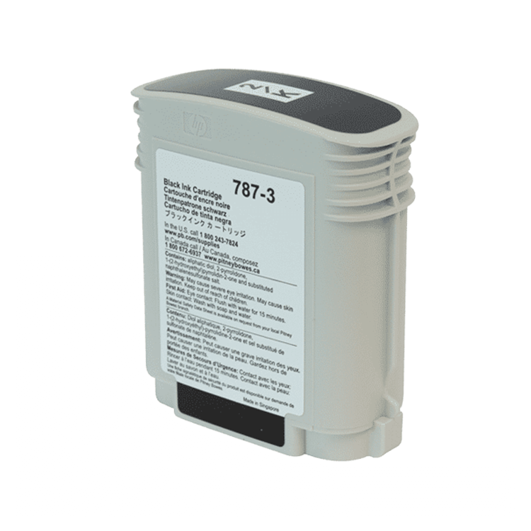 Pitney Bowes Connect+ 500W / 1000 / 2000 / 3000 Original Black Standard Ink Cartridge - 787-3