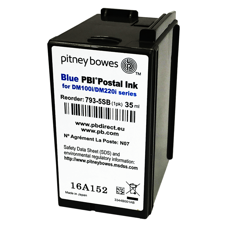 Pitney Bowes DM160i / DM220i Original Ink Cartridge - 793-5SB