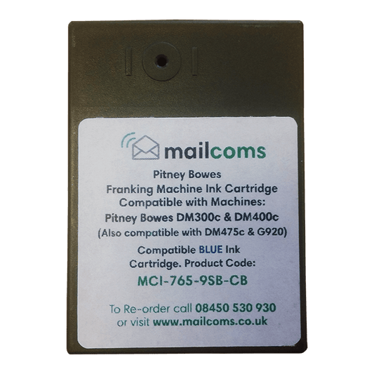 Pitney Bowes SendPro C Auto Compatible Blue Ink Cartridge - Replacement Pitney Bowes 765-9SB Pitney Bowes SendPro C Auto Compatible Blue Ink Cartridge - Replacement Pitney Bowes 765-9SB