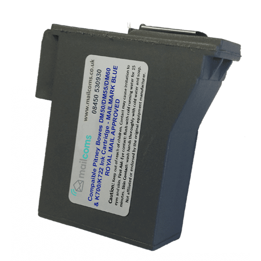 Pitney Bowes DM60 Compatible Blue Ink Cartridge - Replacement Pitney Bowes 797-0SB Pitney Bowes DM60 Compatible Blue Ink Cartridge - Replacement Pitney Bowes 797-0SB