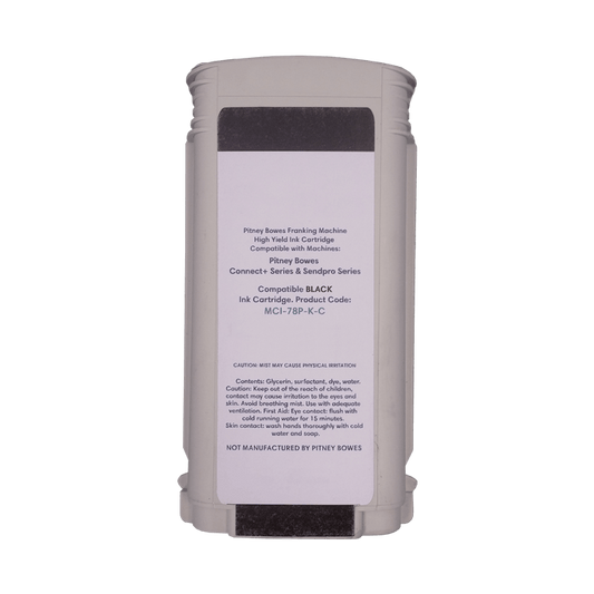 Pitney Bowes SendPro P1000 / P1500 / P2000 / P3000 Compatible Black High Capacity Ink Cartridge - Replacement Pitney Bowes 78P-K Pitney Bowes SendPro P1000 / P1500 / P2000 / P3000 Compatible Black High Capacity Ink Cartridge - Replacement Pitney Bowes 78P-K
