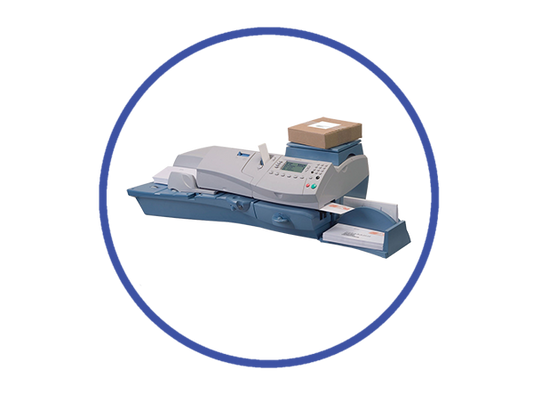 About The Pitney Bowes DM400c Franking Machine
