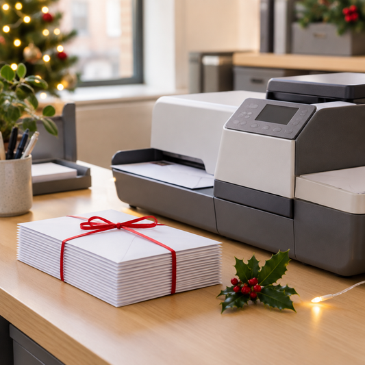 Christmas Mailroom Checklist: Get Your Franking Machine Ready for 2026