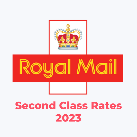 Royal Mail Second Class Postage Rates 2023!