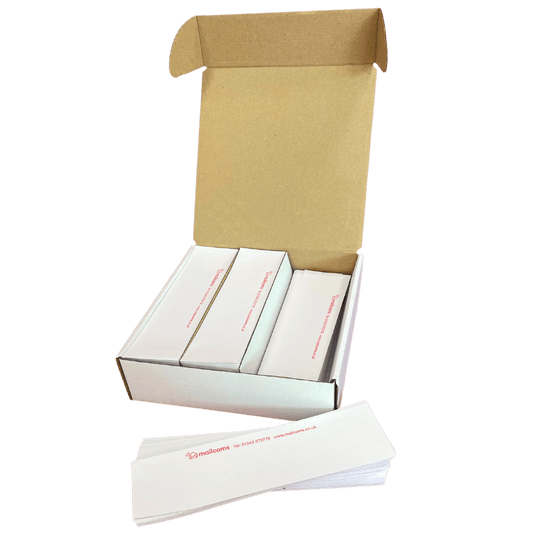 200 FP Mailing Postbase Vision 5A Extra Long Single (215mm) Cut Franking Labels
