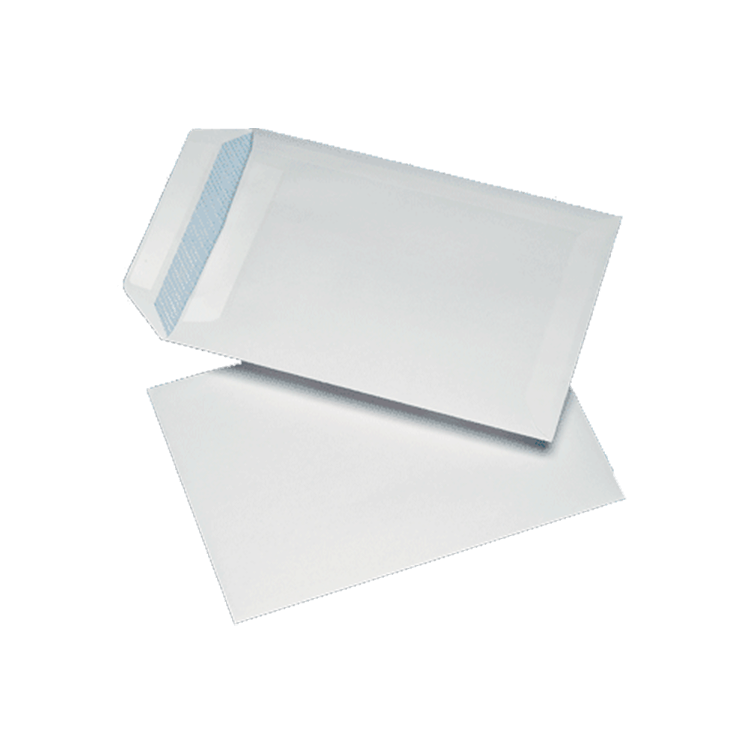 250 White C4 Non Windowed Self Seal Envelopes (324mm x 229mm)