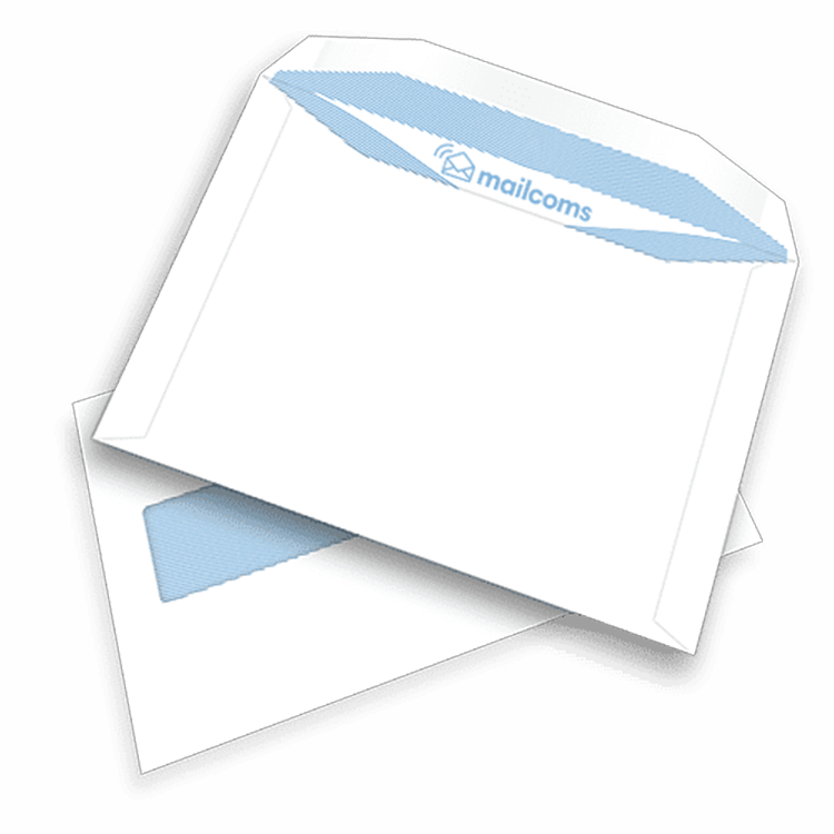 500 White C5 Windowed Gummed Envelopes (162mm x 235mm)