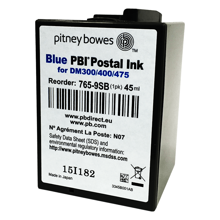 Pitney Bowes DM300M / DM400M Original Ink Cartridge - 765-9SB